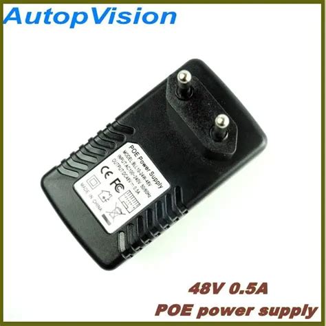 Poe Power Supply Eu Us Uk Plug Surveillance Cctv Security V A W