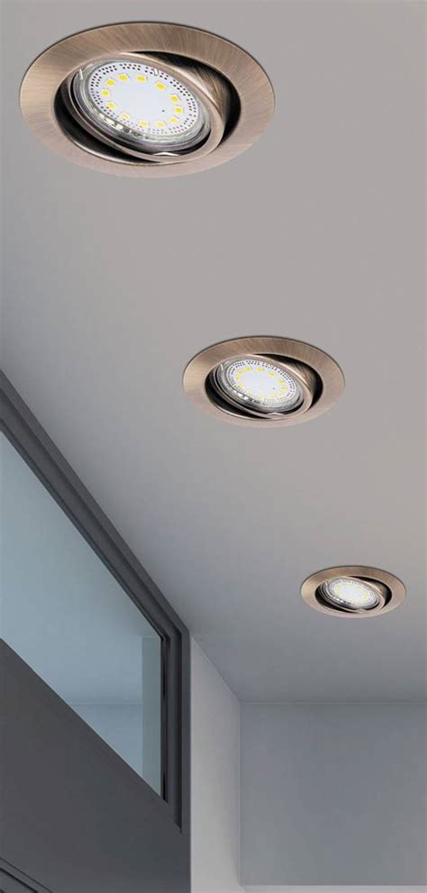 Rabalux Led Einbauleuchte Lite Aus Metall Bronzefarben Cm