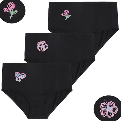 3x Figi Majtki Damskie Maxi Bikini Wysoki Stan Maxi Czarne MORAJ 3XL