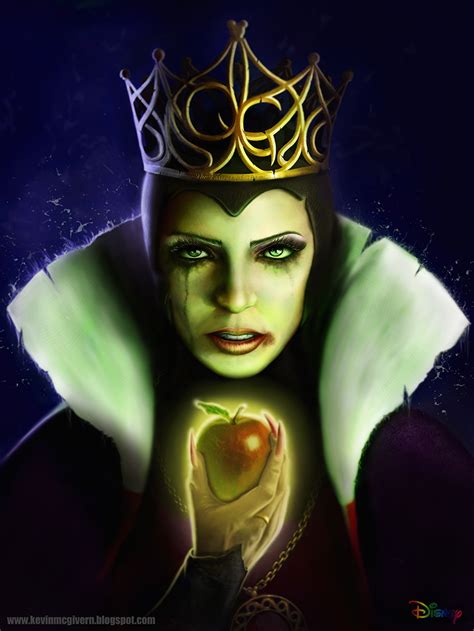 Snow White Evil Queen re-designed by kevmcgivernart on DeviantArt