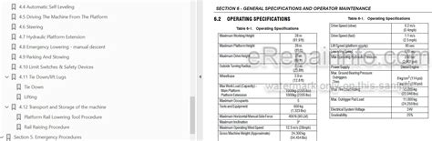 Buy And Download Jlg Liftlux 260 25 Operation And Safety Manual Scissor