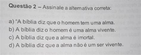 Assinale A Alternativa Correta Brainly Br