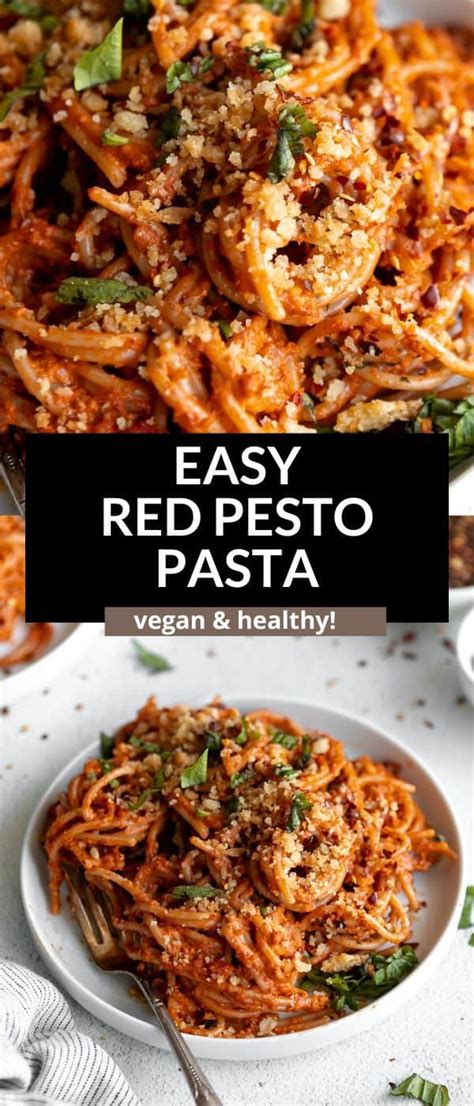 Red Walnut Pesto Pasta Eat With Clarity