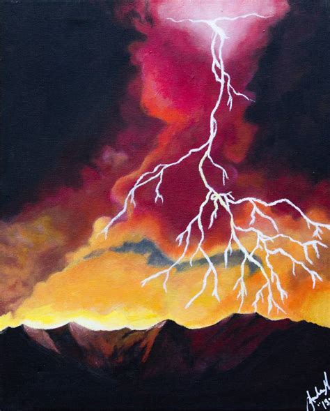 Fire Storm Painting by Jordan Martella | Saatchi Art