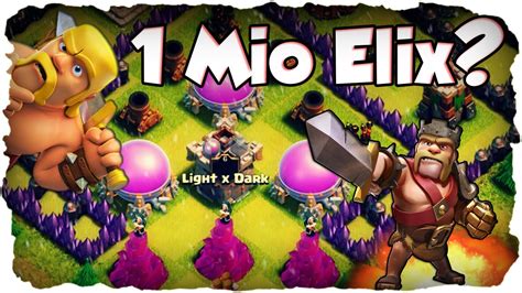 Fast 1 Million Elixier CLASH OF CLANS 68 Angriffe