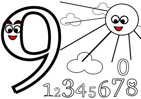 Coloriage Chiffre A Imprimer Gratuit Coloriage Pour Coloriage