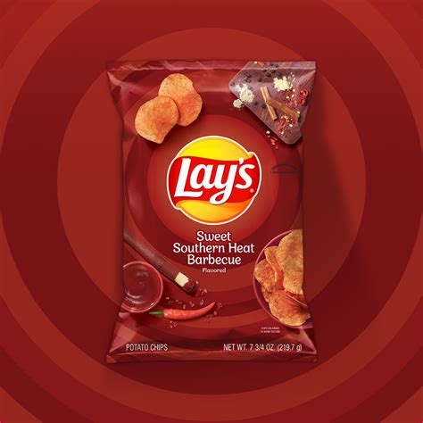 LAY'S® Sweet Southern Heat BBQ Flavored Potato Chips