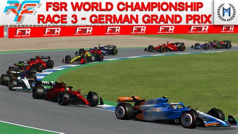 Rfactor Formula Simracing World Championship Race German Grand