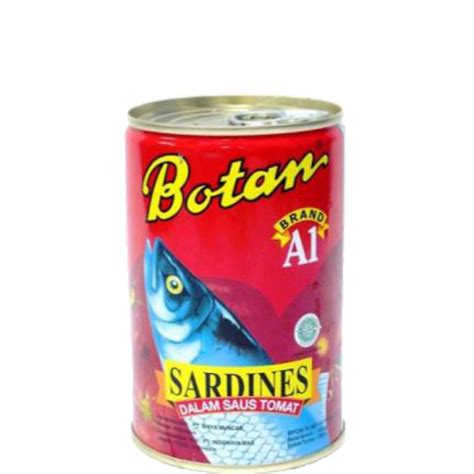 Jual Botan Sardines Premium Besar 425 Gr Shopee Indonesia