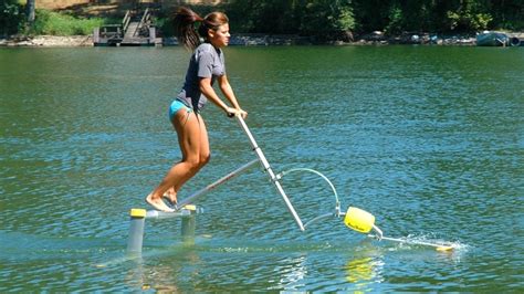 Human-Powered Hydrofoil Aqua Bike Hydrofoil