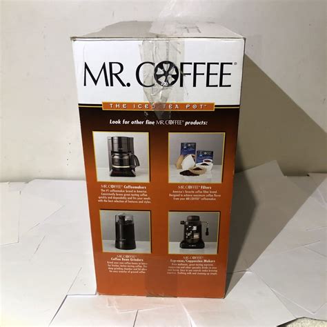 Mr Coffee TM3P 3 Quart Iced Tea Pot Maker W Extra Pitcher New EBay