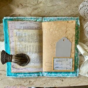 Nearly Naked Artist Junk Journal Fill With Your Own Art Fabric Cover