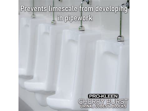 Pro Kleen Urinal Channel Blocks 3KG Cherry Fragrance Non PDCB