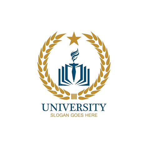 templat desain logo  sekolah  kursus akademi universitas vektor