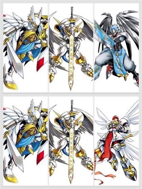 The Zero Two Three Musketeers Slashangemon Or Clavisangemon Rdigimon