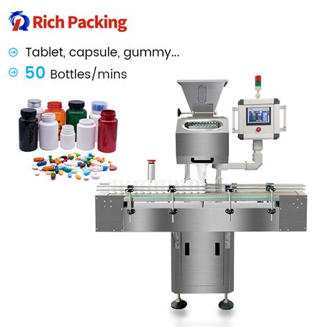 Automated Capsule And Tablet Counting Machine Small Fully Automatic