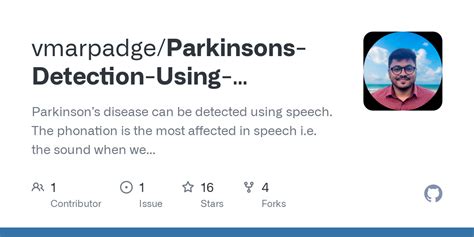 Parkinsons Detection Using Machine Learning README Md At Master