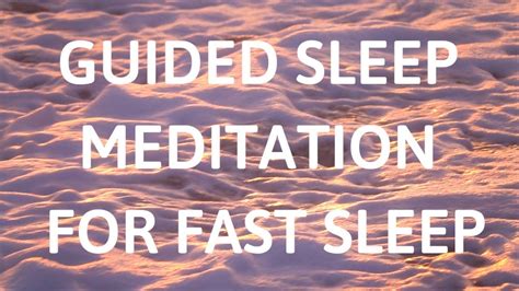 Guided Sleep Meditation For Fast Sleep Voice Only Calming Sleep