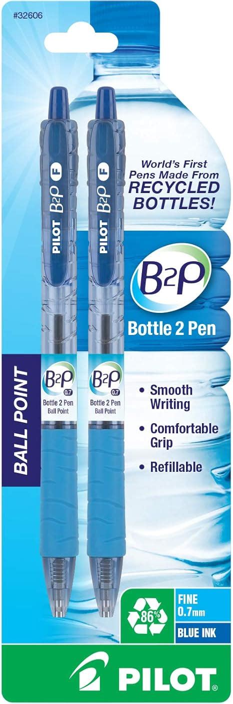 Pilot B2p Bottle To Pen Refillable And Retractable Ball