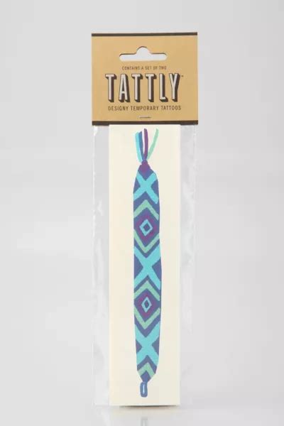 Tattly Friendship Bracelet Tattoo Urban Outfitters