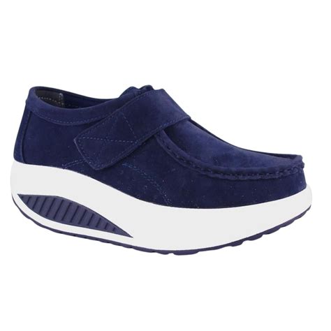 Ripley Zapatillas Mujer Funway Casuales Azul Tija