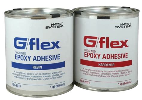 Epoxy Adhesive Kit G Flex Thickened Structural Bond Qt Budget Marine