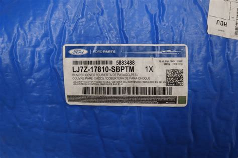 Nuevo Oem Ford Cubierta Inferior Inferior Trasera Lj Z Sbptm