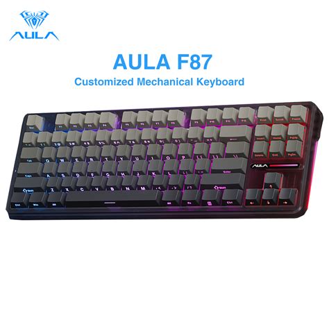 Aula F Mechanical Keyboard Key Customized Keyboard Wired G Bluetooth Wireless Hot
