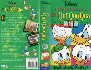 I Capolavori Di Qui Quo Qua VHS Walt Disney