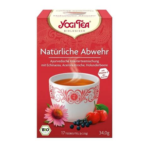 Yogi Tee Nat Rliche Abwehr Bio Echinacea Und Acerola Nat Rlicher Tee