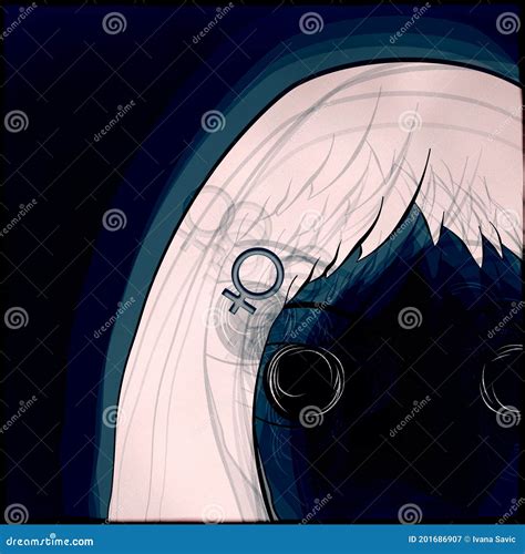 Vertigo Black Line Icon. Early Pregnancy Symptom. Pregnant Blond Woman