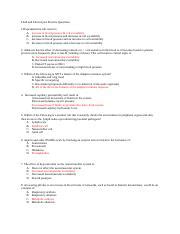 Fluid And Electrolytes Practice Questions Docx Fluid And Electrolytes