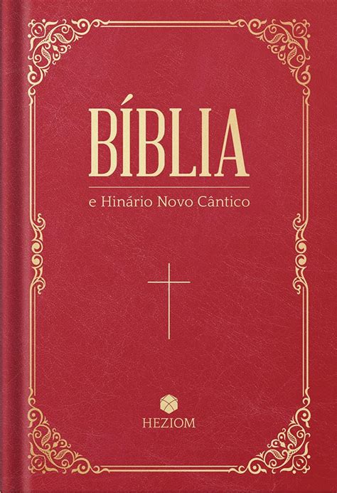 Bíblia e Hinário Novo Cântico Vinho ARA Editora Heziom Amazon