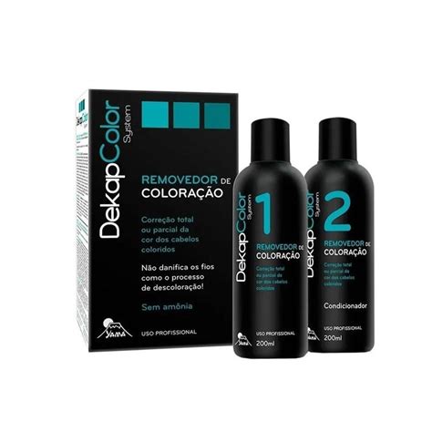 Removedores De Coloração - Yamá Removedor De Coloração Dekapcolor System 400ml - Coloração de ...