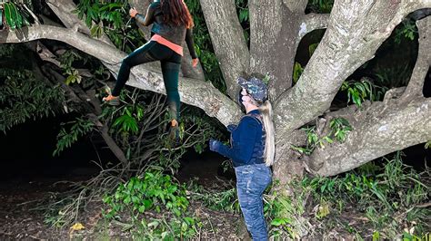 ROSY E THEO SE ASSUSTA MULHER ESTAVA EM CIMA DA ÁRVORE SPIRITBOX