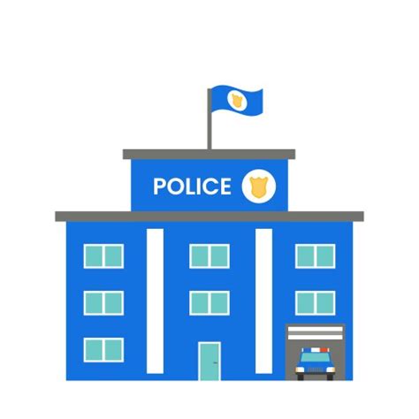 Police Station Cartoon Vector Images (over 1,300)