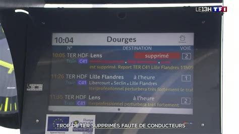 Trop de TER supprimés faute de conducteurs