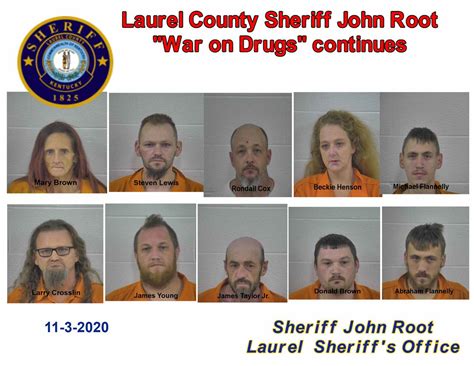 Laurel County Sheriff's Office - Laurel Sheriff's Office arrests 10 on ...