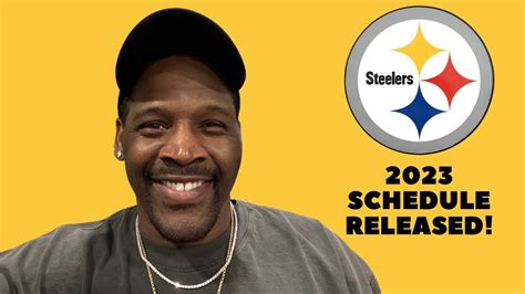 Pittsburgh Steelers 2023 Official Schedule Release Reaction YouTube