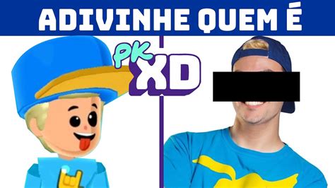 ADIVINHE O PERSONAGEM YOUTUBER NO PK XD Mega Quiz Brunots YouTube