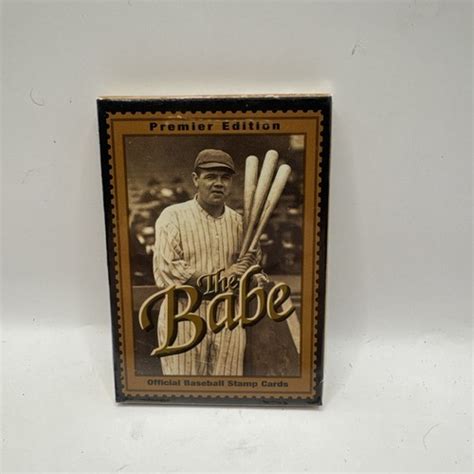 Babe Ruth 1994 The Babe Official Baseball Stamp Cards Premier Edition SEALED New EBay