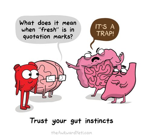 Beware the "air quotes" and trust your gut instincts | Awkward yeti