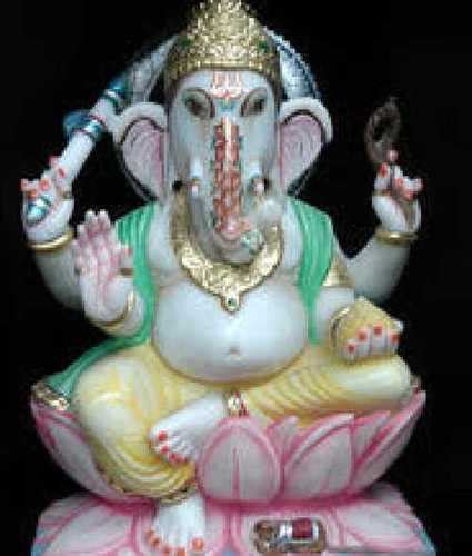 Eco Friendly White Marble Ganesh Statue At Best Price In Alwar Lokesh