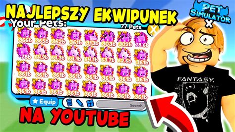 Mam Najwi Kszy Ekwipunek Na Polskim Youtube Pet Simulator X Roblox