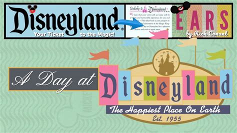 A Day At Disneyland Disney Vhs Film Audio Tribute Youtube