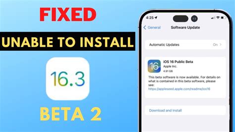 How To Fix Unable To Install Ios Beta On Iphone And Ipad Youtube