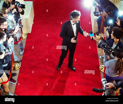 Red Carpet With Paparazzi