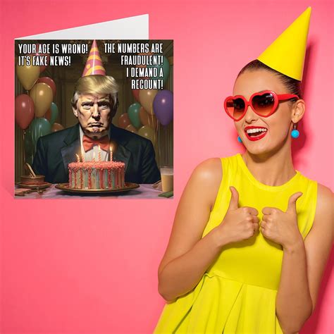 Stuff4 Fun Birthday Cards For Men Women Fake News India Ubuy