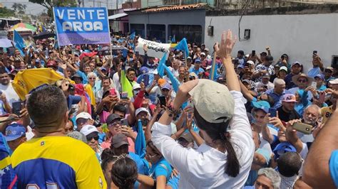 Mar A Corina En Carabobo Primarias Con Captahuellas En Vez De Unir