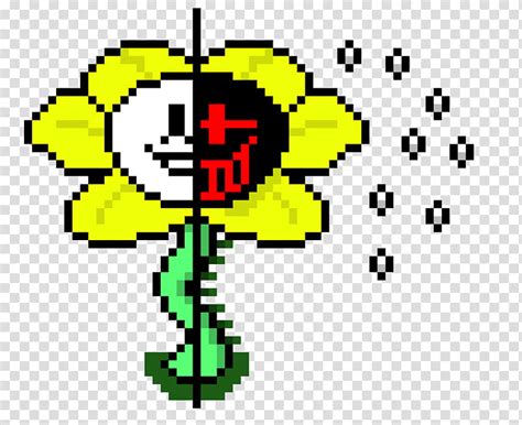 Undertale Flowey Pixel Art